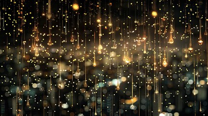 Naklejka premium twinkle raining glitter