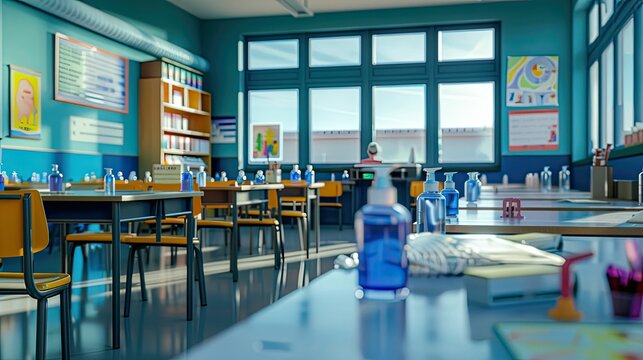 germ disinfectant school