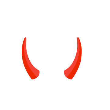Red devil horns