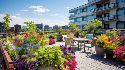 garden outdoor apartment building