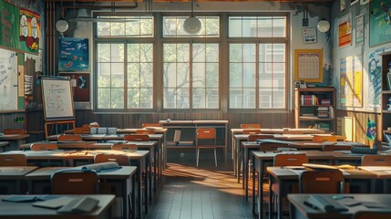 chalkboard school classrooms