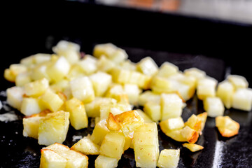 Cubitos, de papas fritas con aire