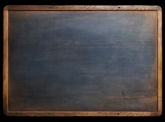 wooden frame with blackboard square