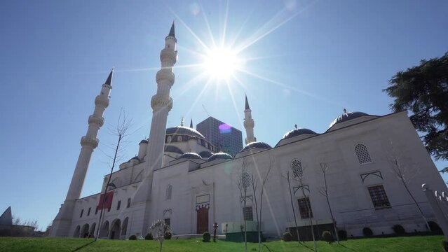 The new mosque in Tirana, Albania
