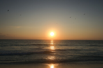 sunrise on the beach