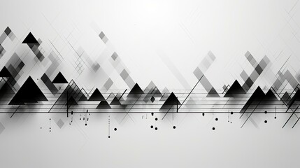rhythm geometric music background