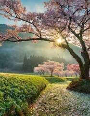 Fototapeta premium spring in the park