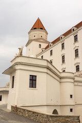 Fototapeta na wymiar Main castle of Bratislava, capital of Slovakia. Beautiful european architecture.