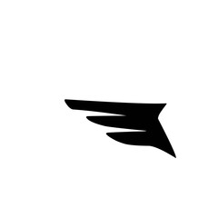 Fototapeta na wymiar black wings icons