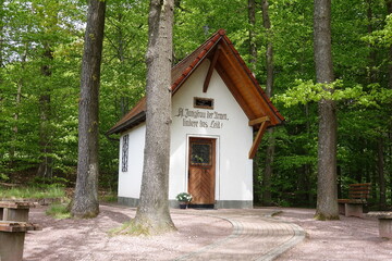 Fototapeta na wymiar Banneux-Kapelle Leidersbach - Volkersbrunn