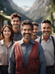 Fototapeta premium group of people