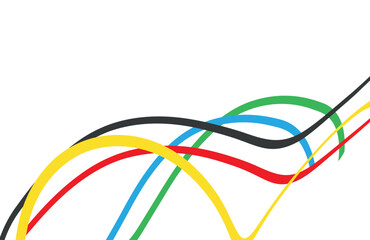 Abstract multicolored background. Vector graphics for design. Waves, texture.