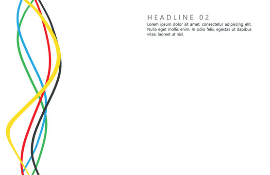 Abstract multicolored background. Vector graphics for design. Waves, texture.