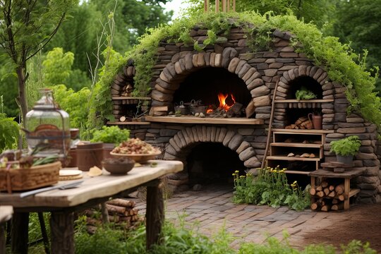 Rustic Stone Oven Designs - The Ultimate Farmhouse Garden party Centerpiece