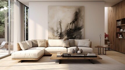 chic contemporary interior room