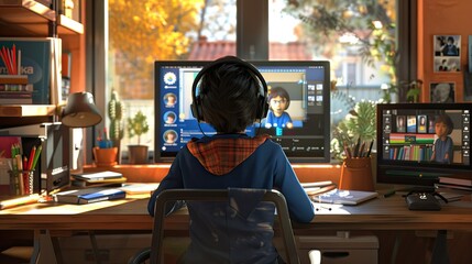 remote online schooling