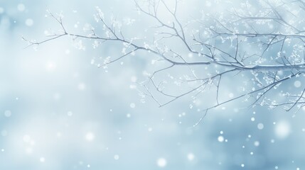cold abstract snow background