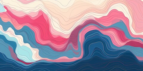 contour line like map geological abstract background. coastline.