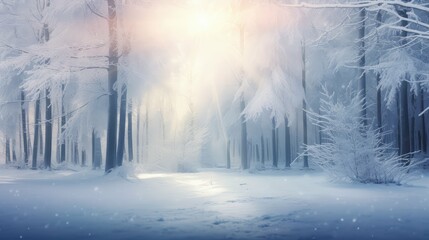 cold effect snow background