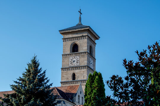 bell tower of the church - Powered by Adobe