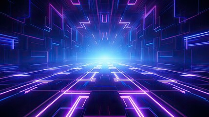 technology futuristic neon background