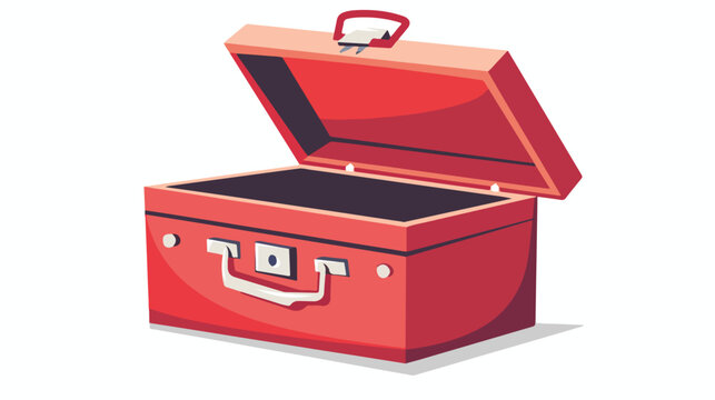 Red box tools open icon vector illustraction design