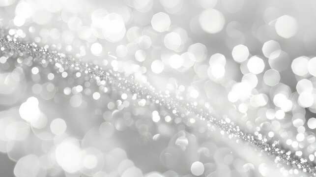 abstract blur background defocus wedding invitation wallpaper romantic white light texture with shining spots , white gray render 