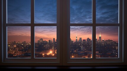 light window blurred room