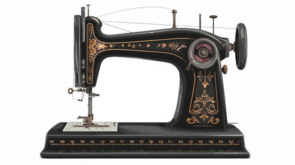 Sewing machine SingerVintage Sewing machine. Isolate
