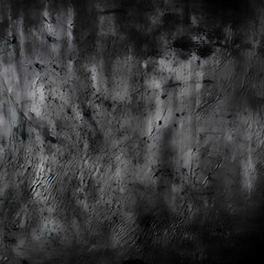 Close up retro plain dark black cement & concrete wall background texture for show or advertise or promote product and content on display - Generative AI - obrazy, fototapety, plakaty