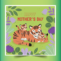 hand drawn mother s day design vector illustration
