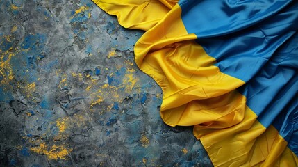 Ukraine flag patriotic background