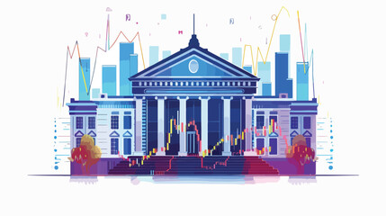 Stock exchange design vector illustration eps10 grap