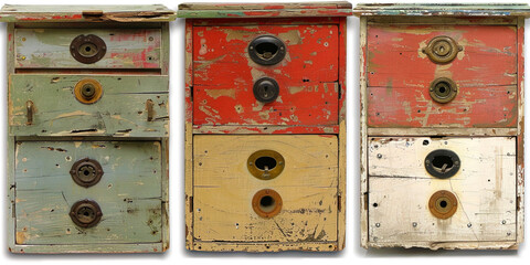 Old mailboxes and street lamps, decorated with exquisite patterns and forging, give the stree