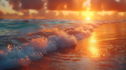 Fototapeten sunset beach © Matthew