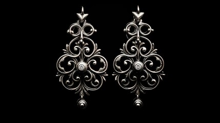 luxury ornament jewelry background