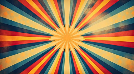Obraz premium yellow sunburst vintage background