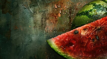 vibrant watermelon graphic