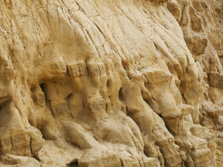 The cliffs at West Bay in Dorset, England.