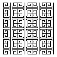 E and T letters seamless design pattern. Used for design surfaces, fabrics, textiles.