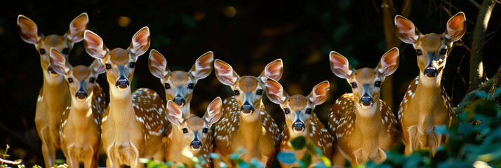 Subarctic tundra with their undersized vegetation and migrating flocks of deer, creating a unique