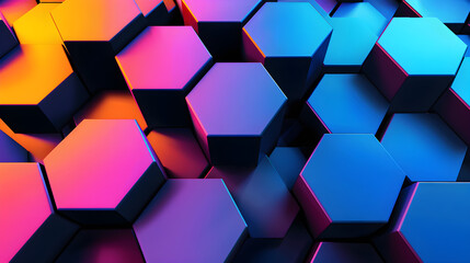 Abstract hexagon texture