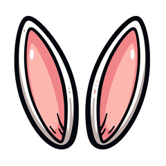 bunny, easter, rabbit, bunny ears, funny, cute, ears, cartoon, hare, pink, animal, cat, happy easter, rabbit ears, lop, nose, louise, bobs, burgers, bobs burgers, belcher, adorable, pet, easter basket