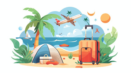 Travel icon design vector illustration over white ba