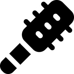 hair comb icon. vector glyph icon for your website, mobile, presentation, and logo design.