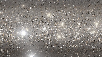 shiny glitter silver background
