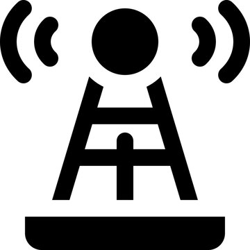 recommend clip art: antenna icon. vector glyph icon for your website, mobile, presentation, and logo design.