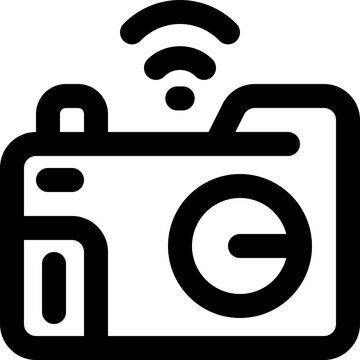 camera icon. vector line icon for your website, mobile, presentation, and logo design.