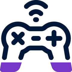 gamepad icon. vector dual tone icon for your website, mobile, presentation, and logo design.