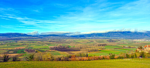 Gemeinde Bavois im Distrikt Jura-Nord vaudois des Kantons Waadt in der Schweiz